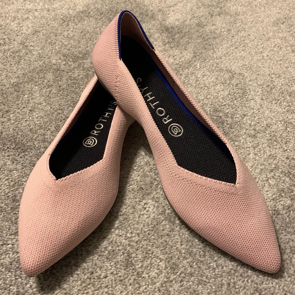 Rothy’s Shoes. Pair of 10.5 pink shoes.